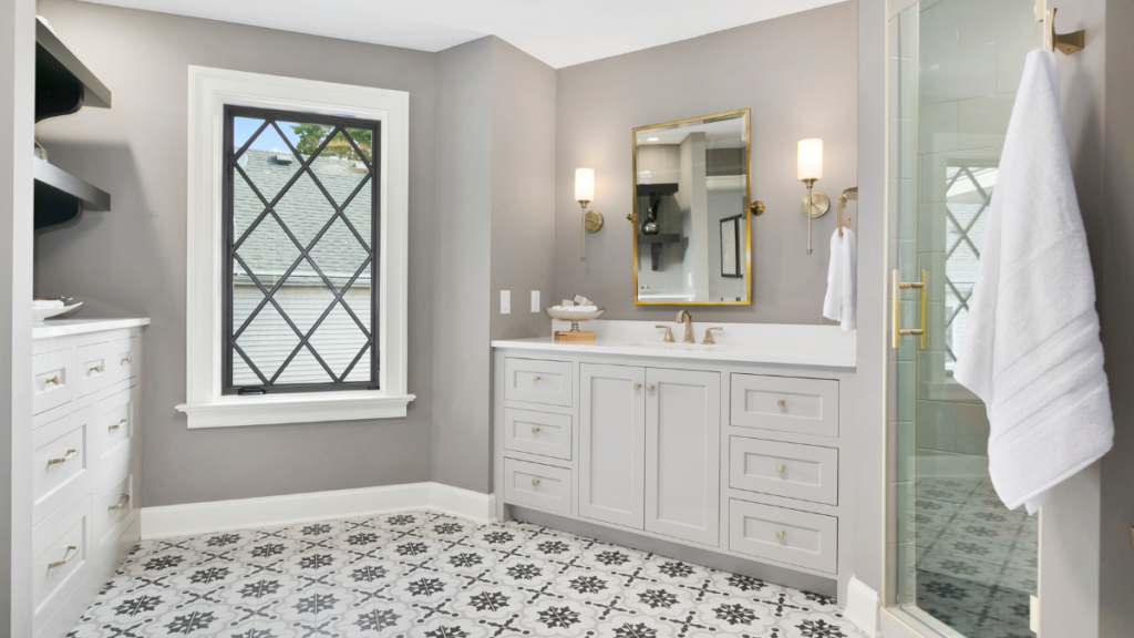 Decortaive-Bathroom-Tiling - DIY Renovations Decorative Bathroom Tiling