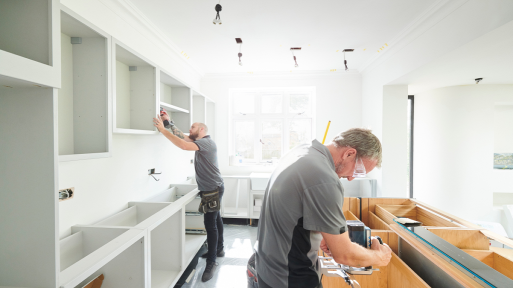 Fitting a kitchen